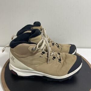 Salomon Outsnap CSWP Boots Mens Size 9.5 Waterproof Winter Hiking Shoes 414411